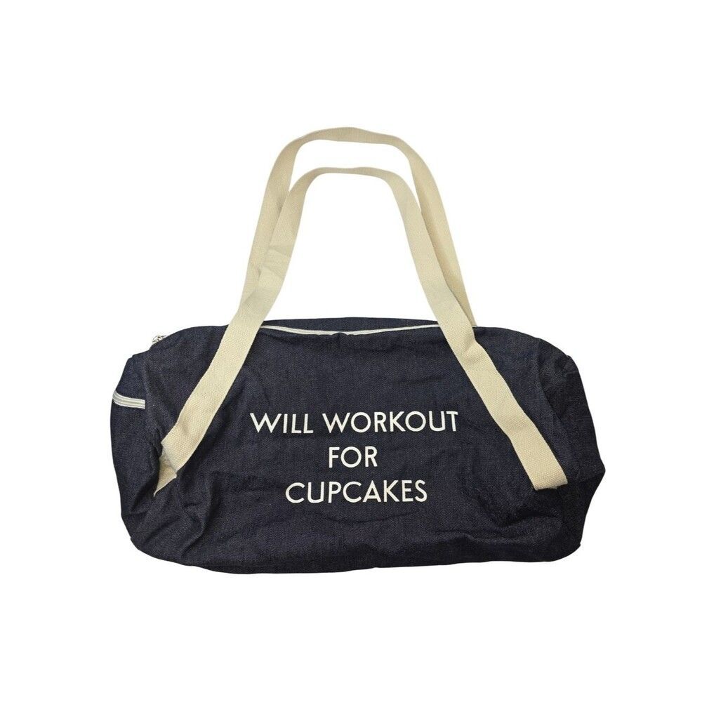 PRIVATE PARTY Duffel Bag "Will Work Out For Cupcakes" 3578-AN